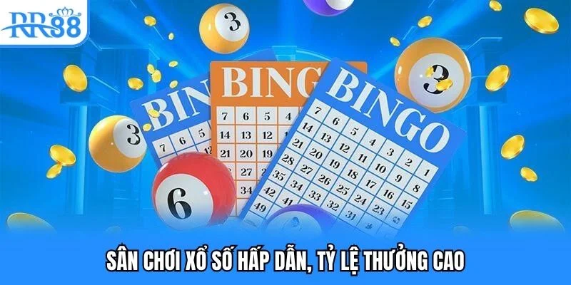 Sân chơi xổ số hấp dẫn, tỷ lệ thưởng cao